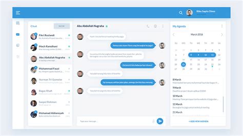 Chat UI Design | Search by Muzli