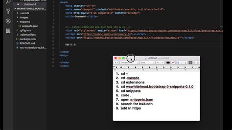 Visual Studio Code Bootstrap 的图像结果