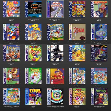 My Top 25 Game Boy / GameBoy Color Games That Are Still Fun Playing All ...