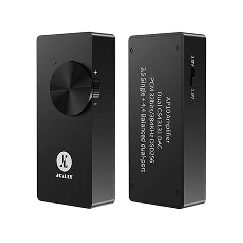 Jcally AP10 Portable Headphone DAC & Amplifier, dual CS43131 Flagship ...