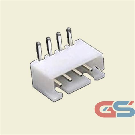 2515 4-Pin Right Angle Male Connector | 2.54mm Pitch | PCB Mount