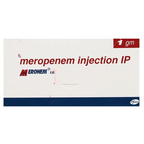 Meronem IV 1gm Injection | Uses, Side Effects, Price | Apollo Pharmacy