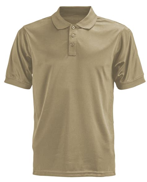 Polyester Tactical Performance Polo Shirt (Tan) – Uniform Warehouse ...