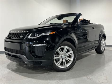 Range Rover Evoque Black Convertible