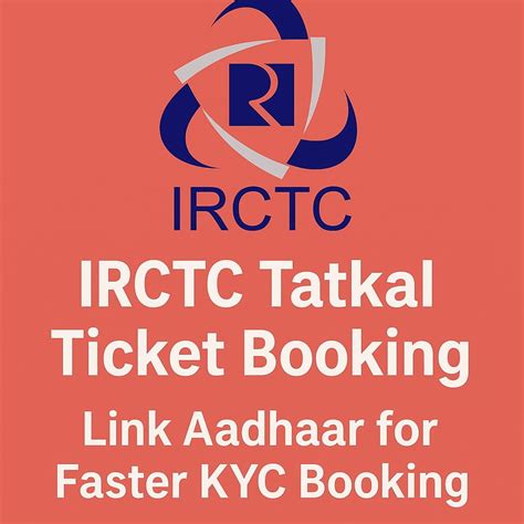 Railway Ticket Bookings ? Aadhaar Authentication is must – How to Do It ...
