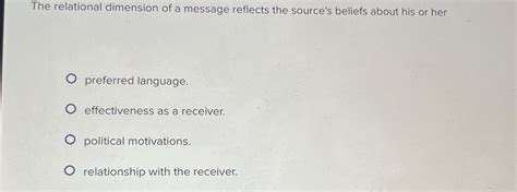 Image result for Content Message vs Relational Message Example