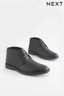 Black Leather Desert Boots (A42432) | INR 5,121