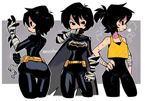 batgirl and cassandra cain (dc comics and 1 more) drawn by rariatto ...