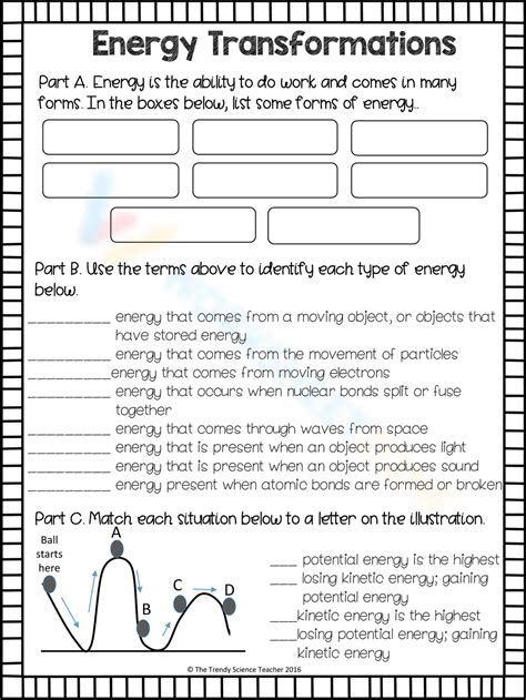 Energy Transformation Practice Worksheet 的图像结果