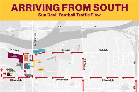 Sun Devil Stadium Parking Map Mountain America Stadium Seating Chart