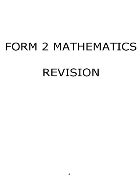 Image result for Mathematics Form 2 Notes