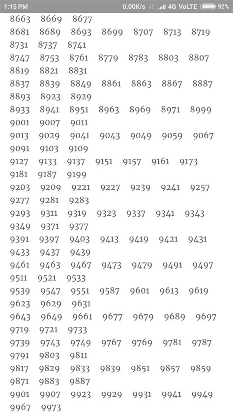 List of prime numbers greater than 10000 - Brainly.in