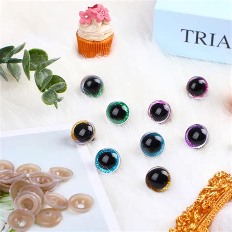 Buy UPINS 180Pcs Safety Eyes and Noses for Amigurumi Large Plastic ...
