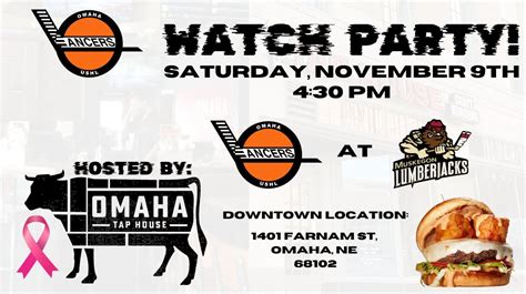 Watch Party Hosted by Omaha Taphouse Lancers vs. Muskegon, 1401 Farnam ...