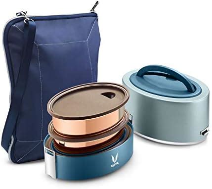 Buy VAYA TYFFYN Lunch Box for Kids for School, Copper Finished ...