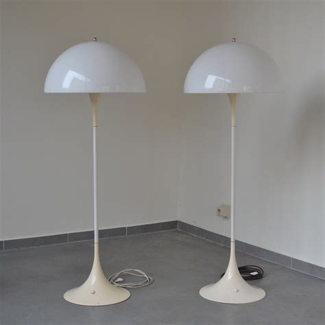 2 x Panthella floor lamp by Verner Panton for Louis Poulsen, 1960s | #71019