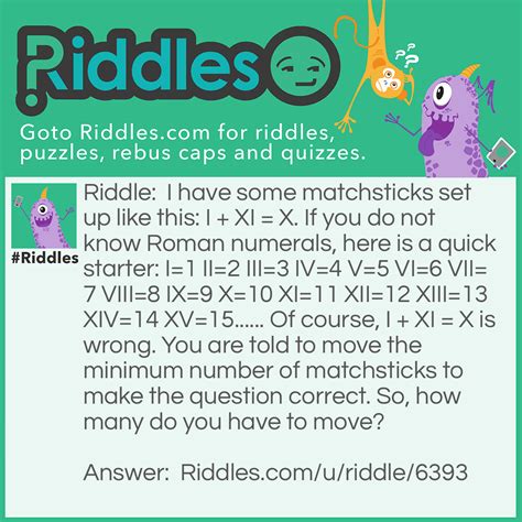 Image result for Matchstick Math Riddles