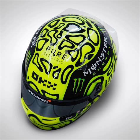 Lando Norris reveals incredible new helmet design for F1 2024 season ...