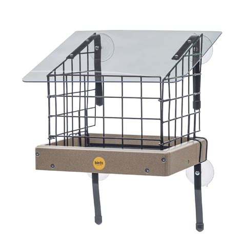BIRDS CHOICE Rec. WM100 Tray, Cover and Cage Black Recycled Poly-lumber ...