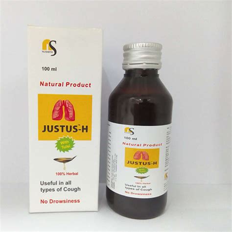 JUSTUS-H Syrup Nusmith Pharma Pvt. Ltd.