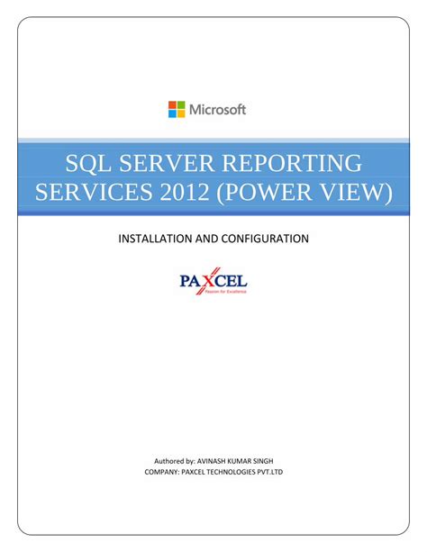 Image result for SQL Server Reporting Services 2012