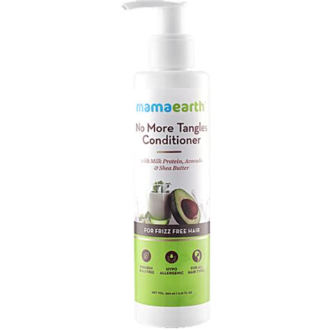 Buy Mamaearth Hair Conditioner No More Tangles Siliconeparaben Free 200 ...