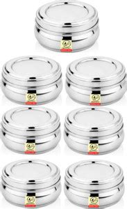 Creatify Stainless Steel Grocery Container - 200 ml Price in India ...