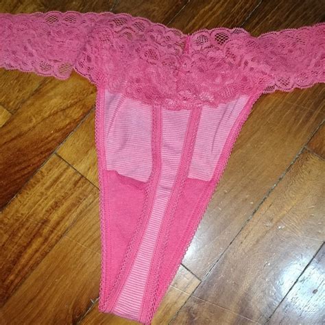 Simple Pink Lace Panty, Women's Fashion, New Undergarments & Loungewear ...