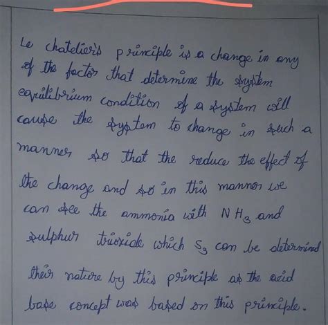 volunDiscuss the application of Lechatelier's principle for the ...