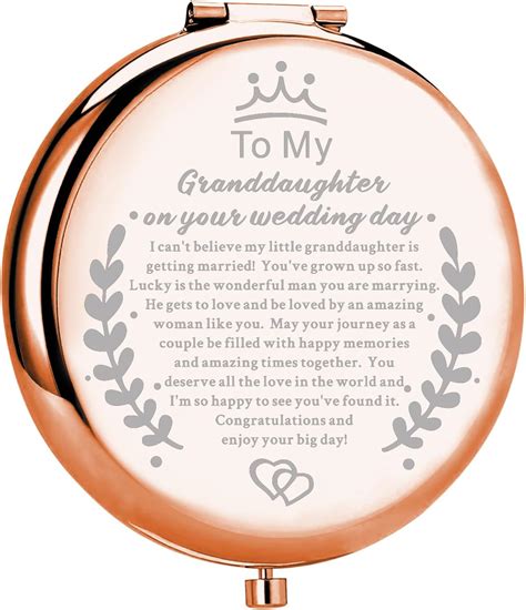 UJIMS Espejo de maquillaje para el día de la boda con texto en inglés ...