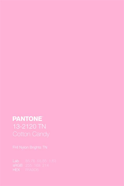 PANTONE 13-2120 TN Cotton Candy Color Code | Color palette pink ...