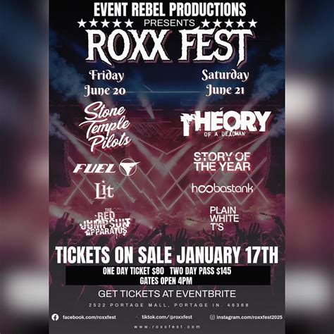 Roxx Fest - Friday at Portage Mall, Portage Mall, 19 June 2026 | AllEvents