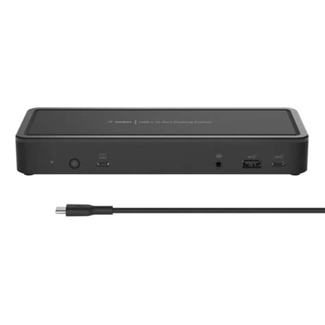Belkin USB C Docking Station, Type C Hub with 2 HDMI 2.0, 2 DisplayPort ...