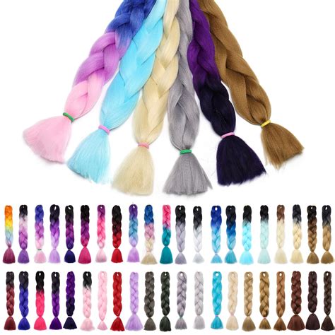 Buy SEGO 24 Inch Ombre Jumbo Braiding Hair Jumbo Braid Hair Extensions ...