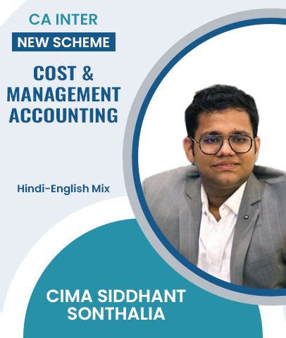 CA Inter Costing By CIMA Siddhant Sonthalia