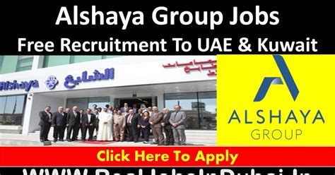 Alshaya Group Careers Jobs Vacancies In Dubai - UAE 2021