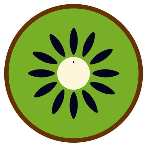 Kiwi Wall sticker + Clock | wall-art.com