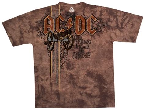 Buy Liquid Blue Men's Acdc Chain Reaction Short Sleeve T-Shirt,Brown ...