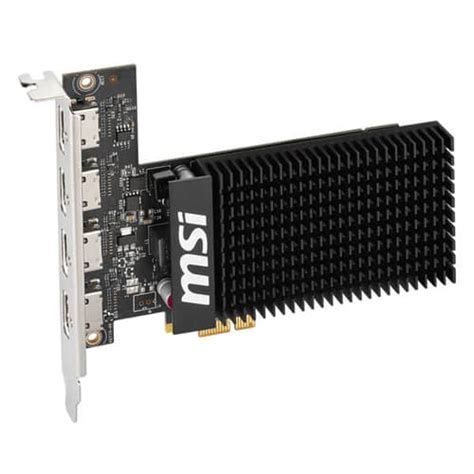 MSI Geforce GT 710 2GD3H 4HDMI 2GB Gaming Graphics Card
