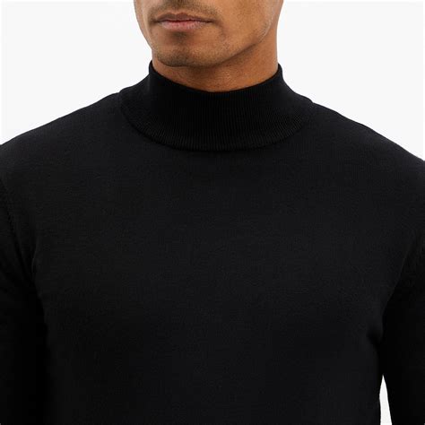 Black Turtle Neck Jumper - BrandAlley