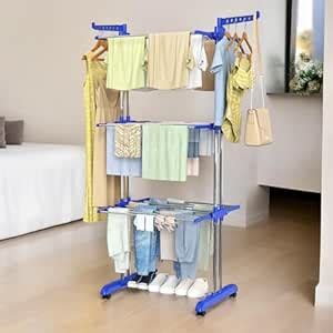 Benesta Clothes Drying Stand | 3-Tier Foldable Clothes Hanger | Large ...