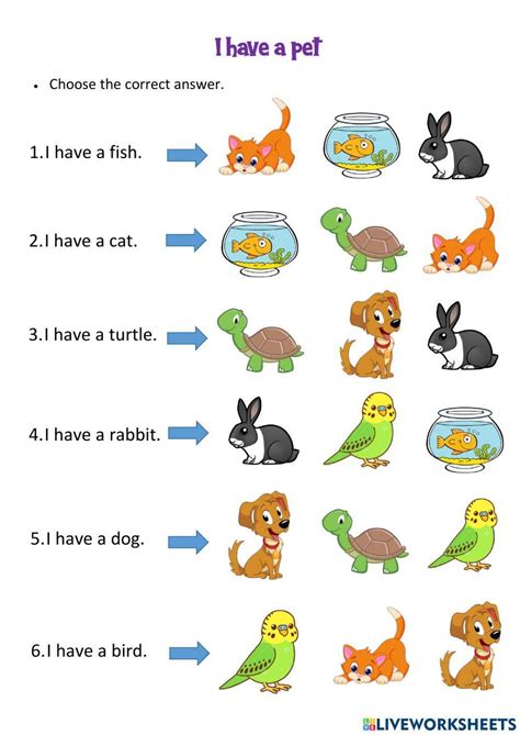Pets Worksheet 的图像结果
