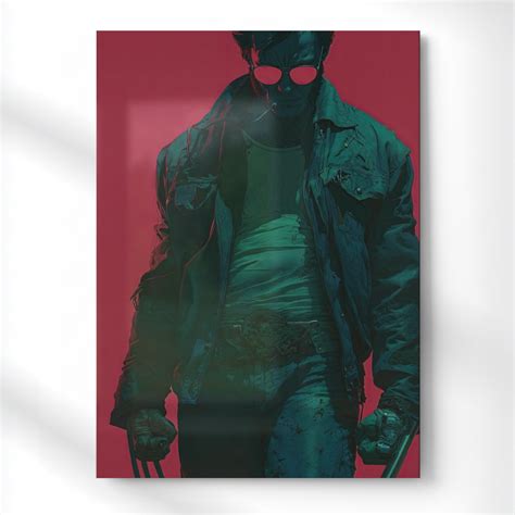 Wolverine Aesthetic Metal Poster | Aesthetic Pop Art Wall Decor & Pain ...