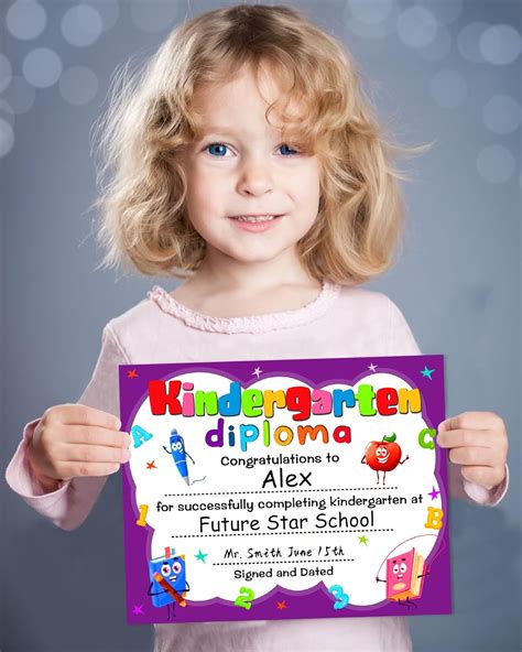 Buy FaCraft 36PCS Kindergarten Diploma Colorful Kindergarten ...