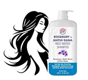 Buy "Rosemary & Fenugreek Rice Water Shampoo: Anti-Dandruff, Soothes ...