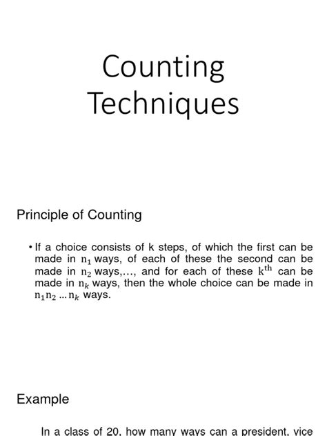 Image result for Abstract Counting Techniques
