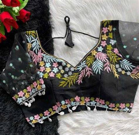Black Blouses - Buy Black Blouses Online at Best Prices In India ...