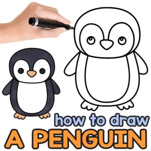 Image result for Step by Step Drawing Penguin