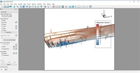 CFD Data Mapping in Techplot On Wing 的图像结果