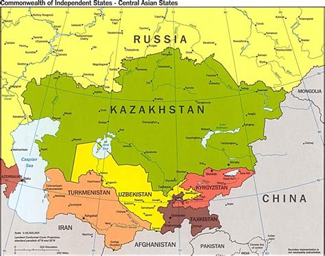 Middle Asia Map 的图像结果